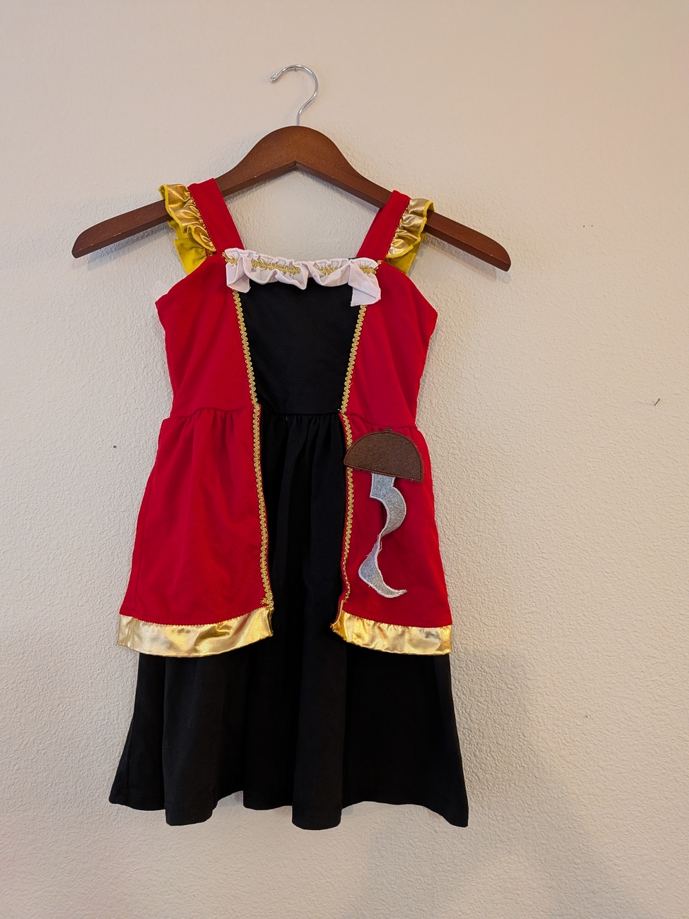 Presley Couture Kids Red and Black Pirate Dress-Up Costume